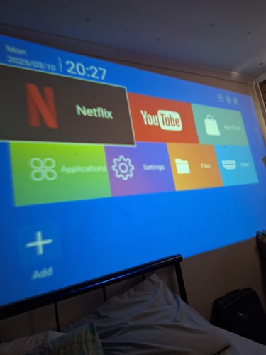 Customer photo review of MovieHub™ Ultra HD Gaming Bundle