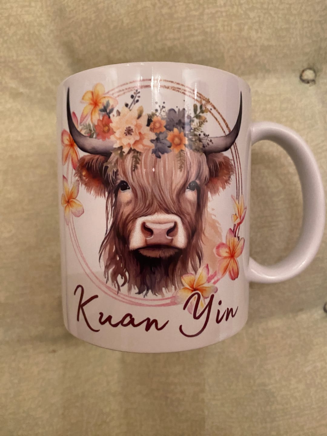 Customer photo review of HIGHLAND COW Tasse (personalisierbar)