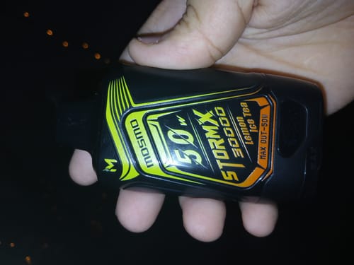 Customer photo review of Mosmo - Storm X 30000 - Black Edition - Puff Jetable / Vape Disposable 2% Nicotine