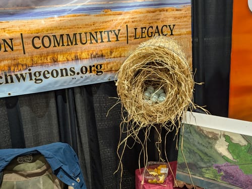 Customer photo review of Hunting Blind Raffia Grass (Pack)