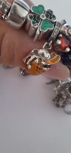P. A. review of 925 Sterling Silver Honey Bee Charm image 1 out of 1