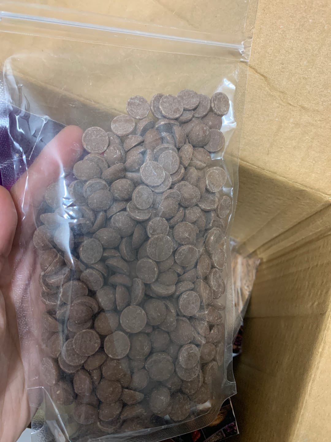Customer photo review of Milk Chocolate Chips رقائق شوكولاتة بالحليب