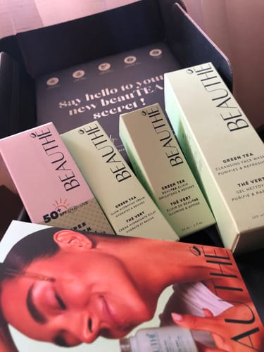 Customer photo review of Crème Hydratante Éclat au Thé Vert