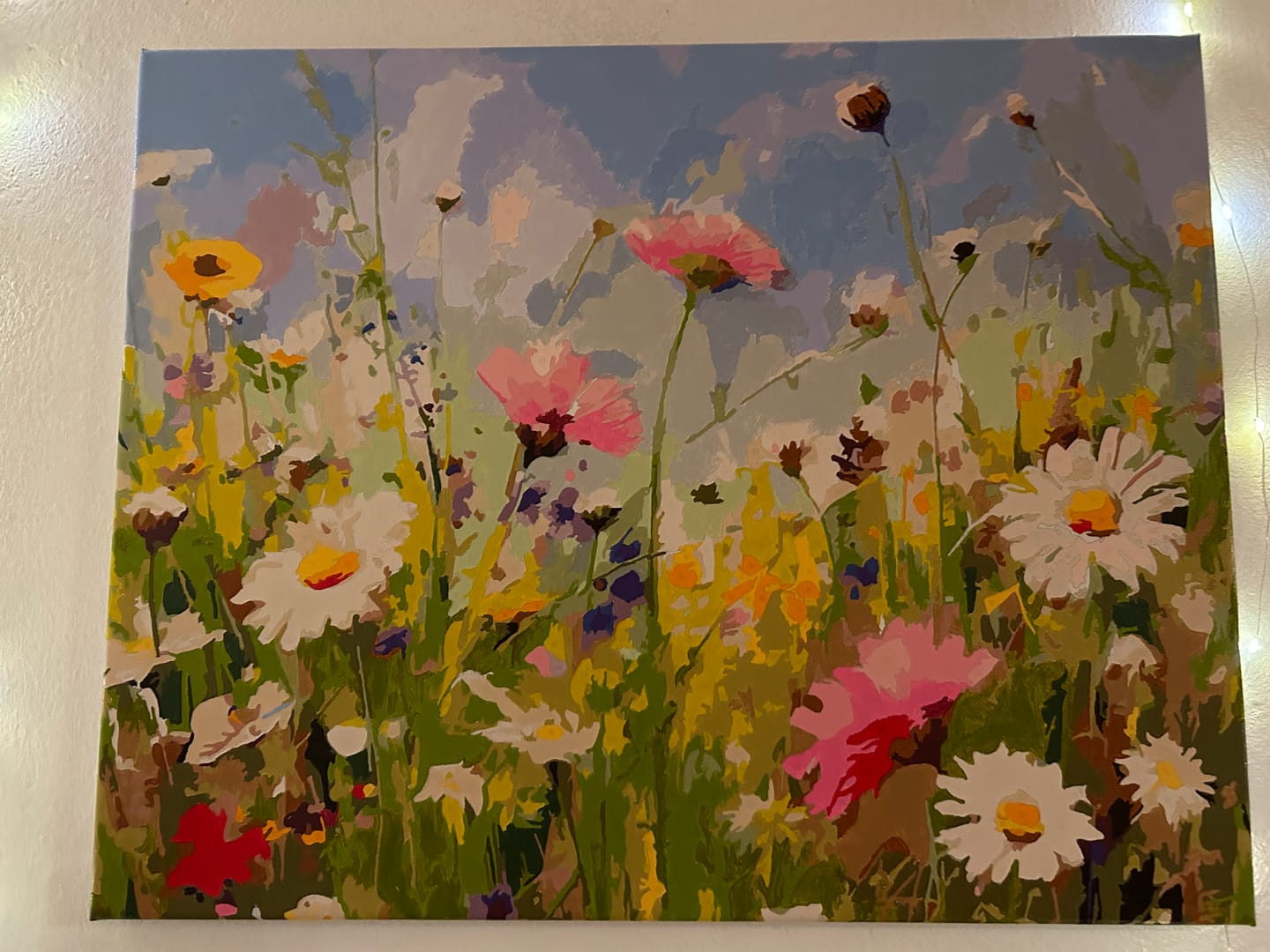 Customer photo review of Wildblumen - Malen nach Zahlen