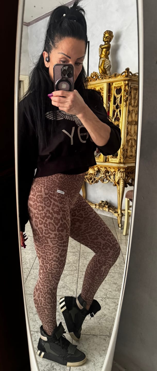 Customer photo review of Leggings Push Up Wild Essence BambùFIR Caramel