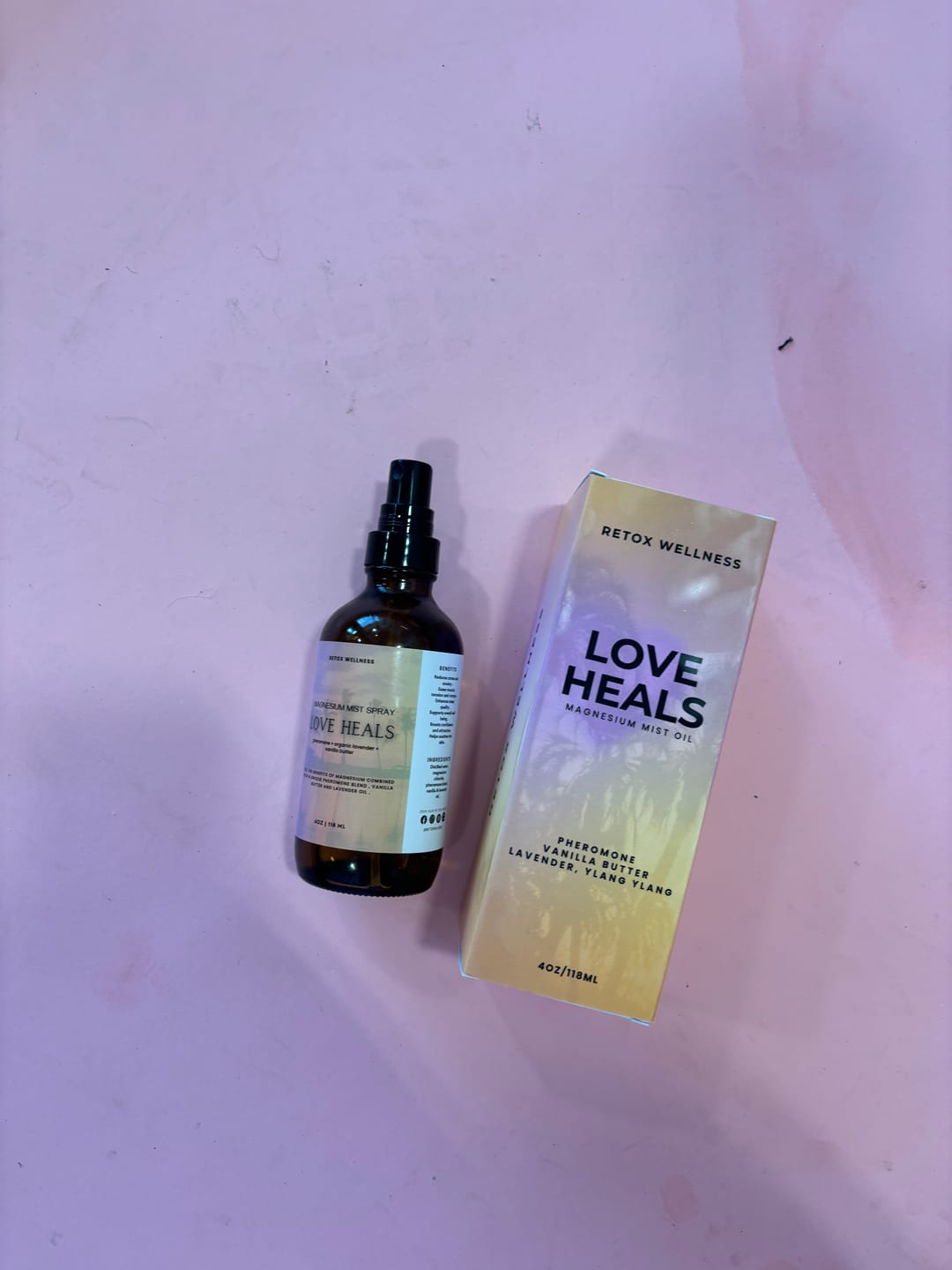 Customer photo review of Love Heals Pheromone Magnesium Mist