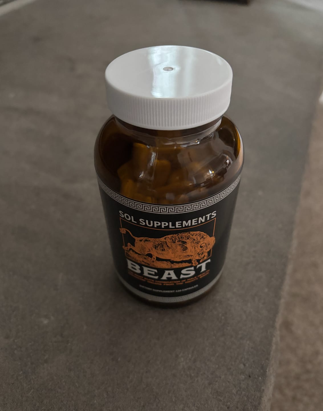 Customer photo review of Sol Supplements BEAST: Freeze-Dried Male  Bison Organ Complex