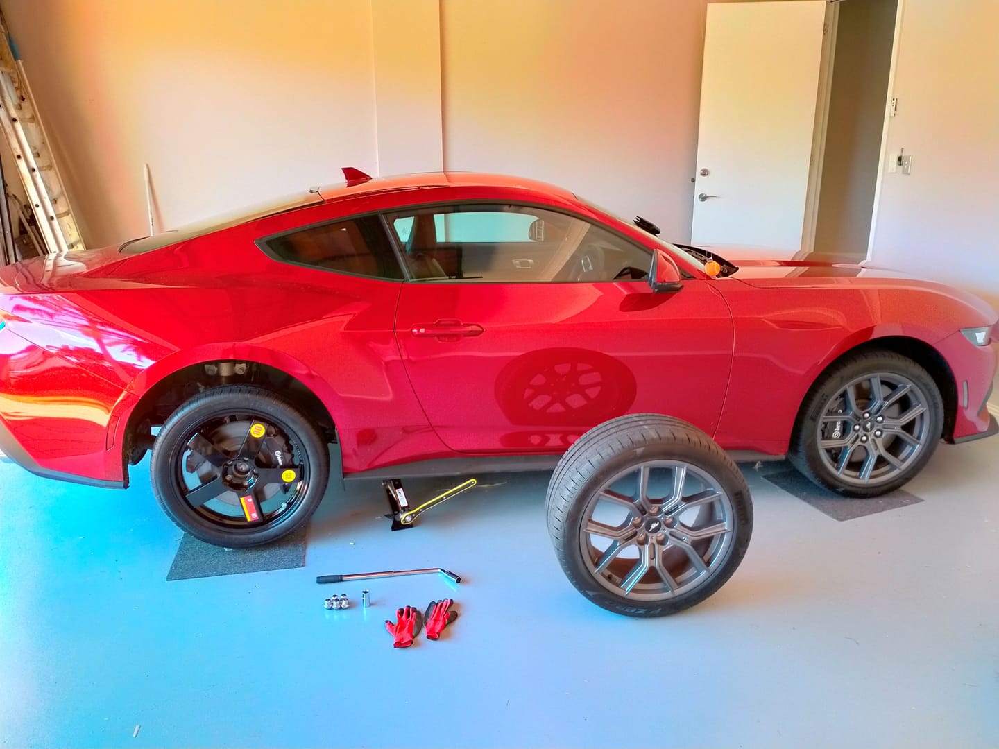 Customer photo review of FORD Mustang FM FN FO Space Saver Spare Wheel Kit - HUB CENTRIC - Braumach Spare Wheel Kit All Models - 2015-2026