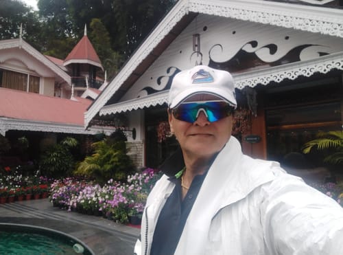 Customer photo review of Drift Sunglasses (Multicolor Lens | White Frame - MG5781)