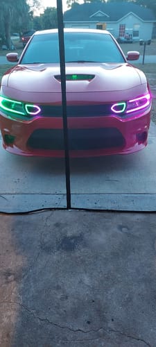 Customer photo review of Fiber Optic Interior Ambient Lighting Kit | Flow Series | 43"| 2.0