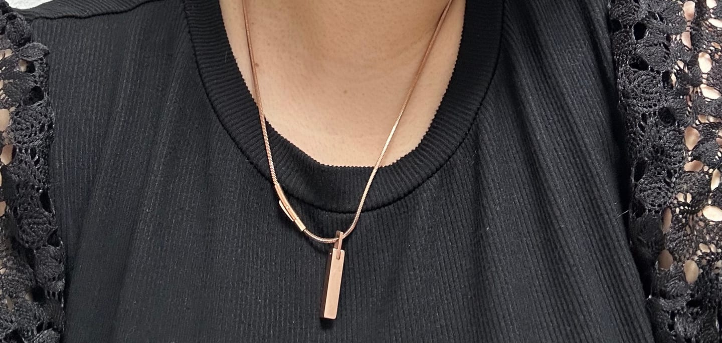 Customer photo review of Eros Necklace