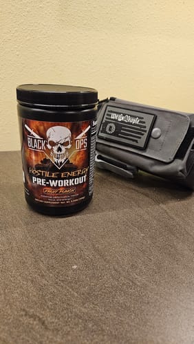 Customer photo review of Hostile Energy Pre-Workout Powder