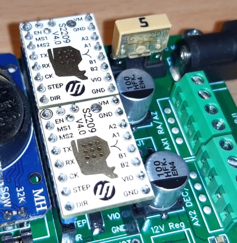 Customer photo review of TMC2209 v3.0 UART Stepping Motor Driver Stepsticks Mute Driver 256 Microsteps Current 2.8A Peak VS TMC2208 TMC2100