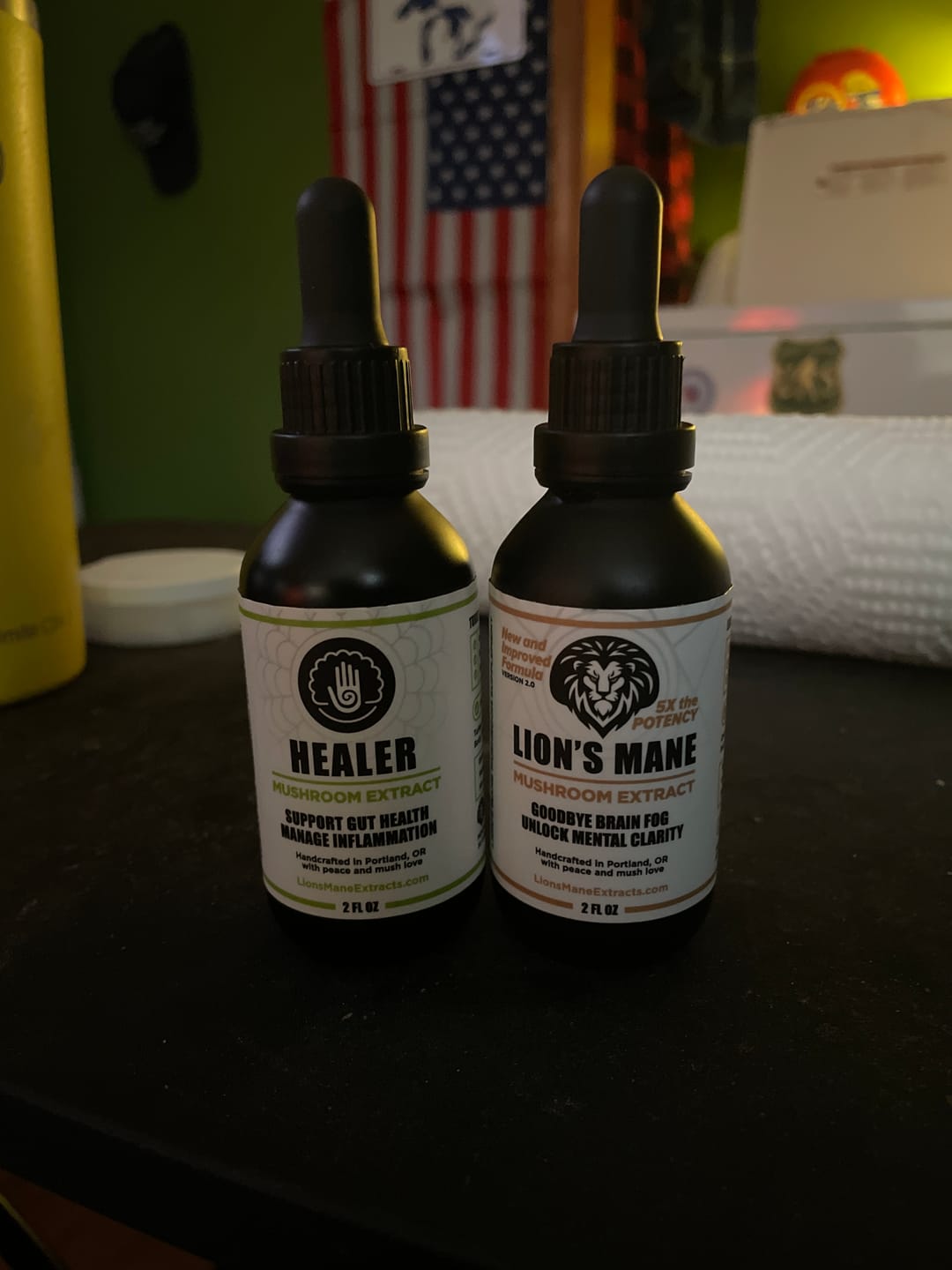 Customer photo review of "Healer" Mushroom Extract