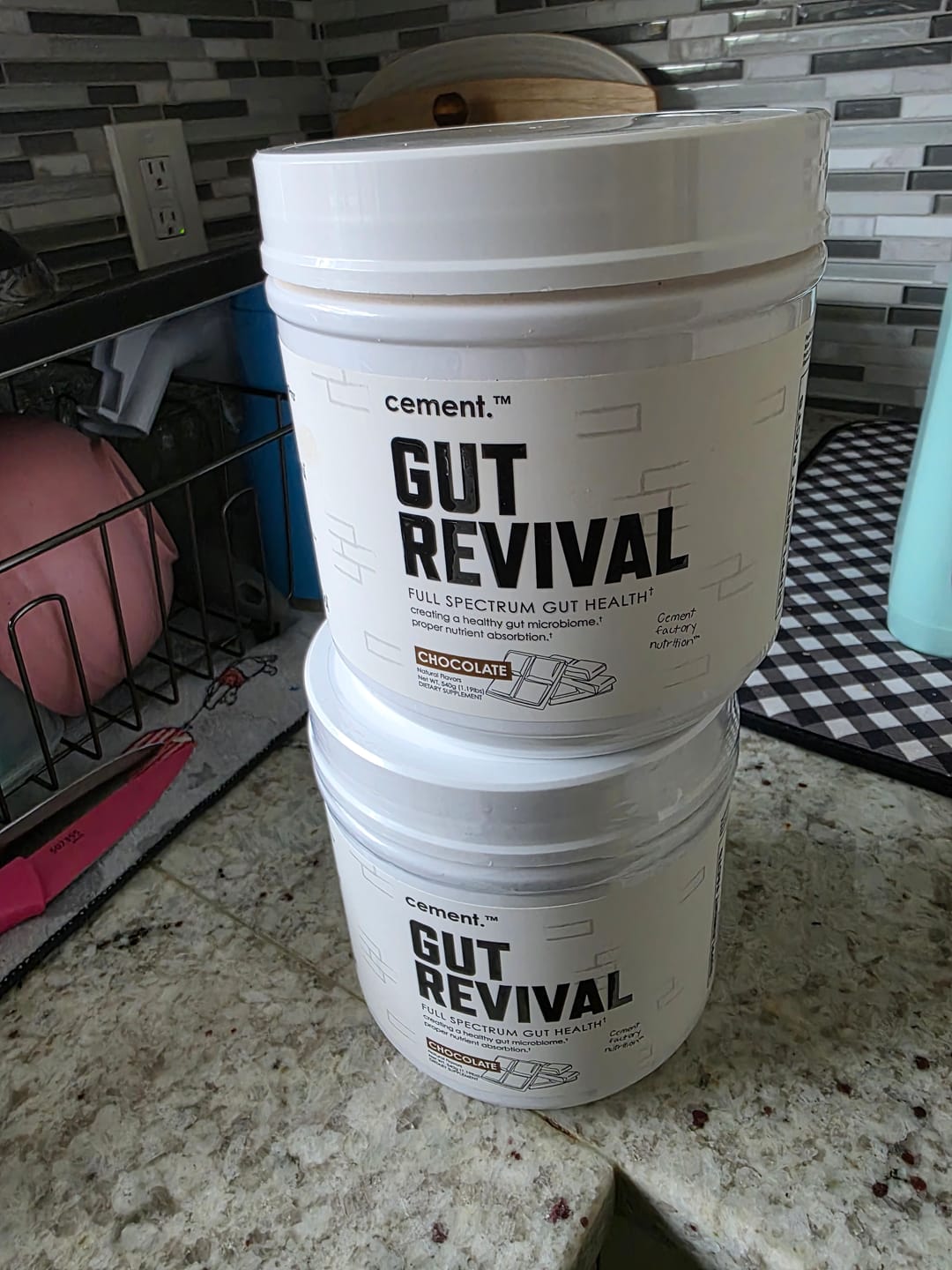Customer photo review of Cement Factory GUT REVIVAL Gut Health Formula - Chocolate