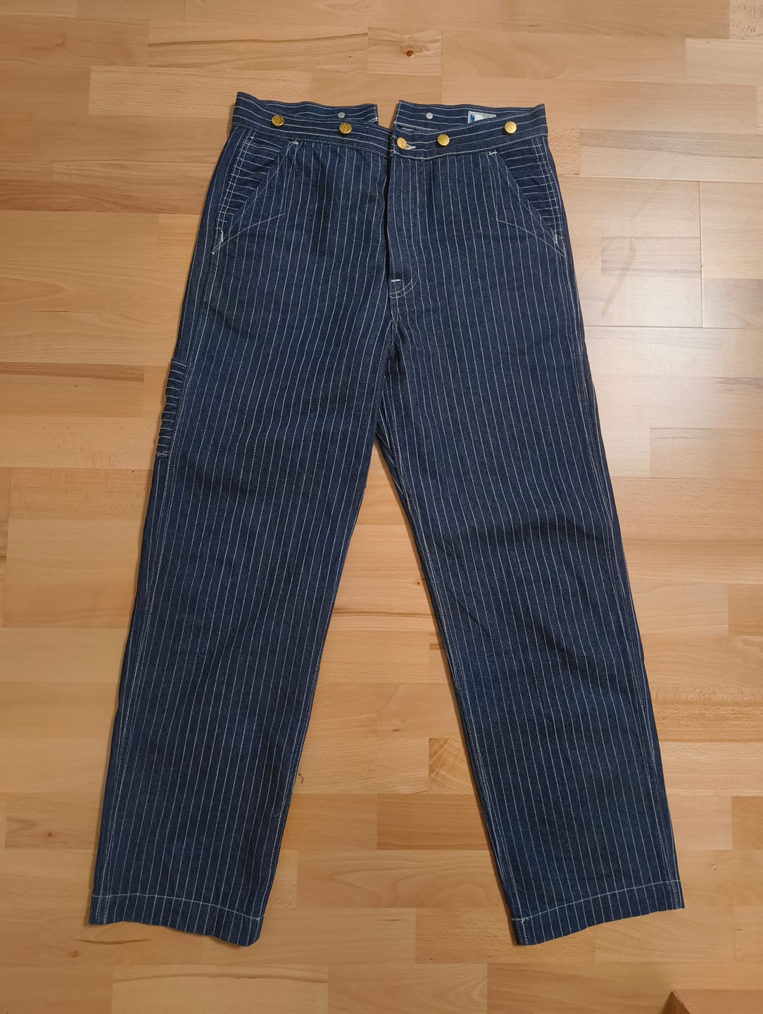Customer photo review of 1920s Wabash Railway Work Pants