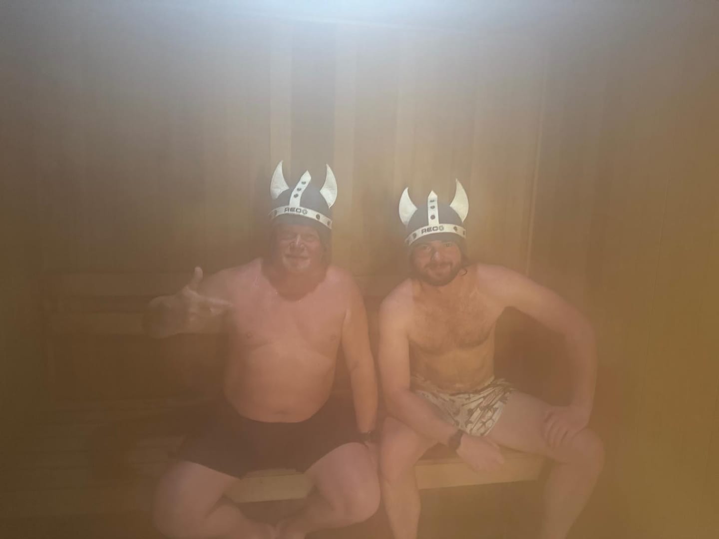 Customer photo review of Sauna Hat