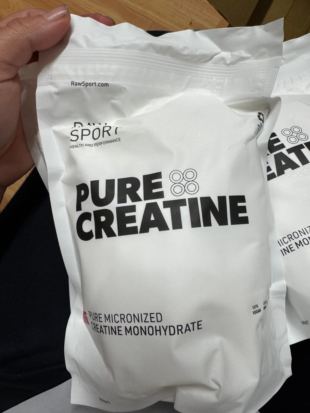 Customer photo review of Pure Creatine Monohydrate 500g