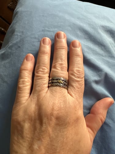 Customer photo review of Swim Against The Current Ring