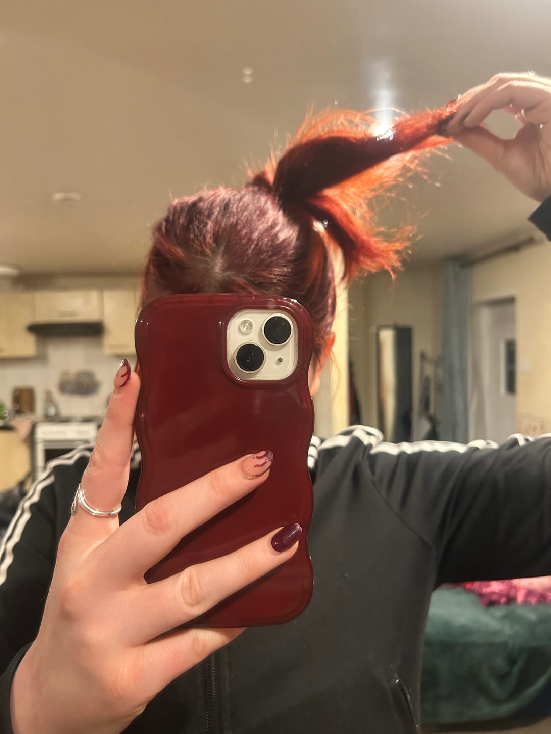 Customer photo review of Stranded Short Swoop Ponytail #118 Cherry Blossom