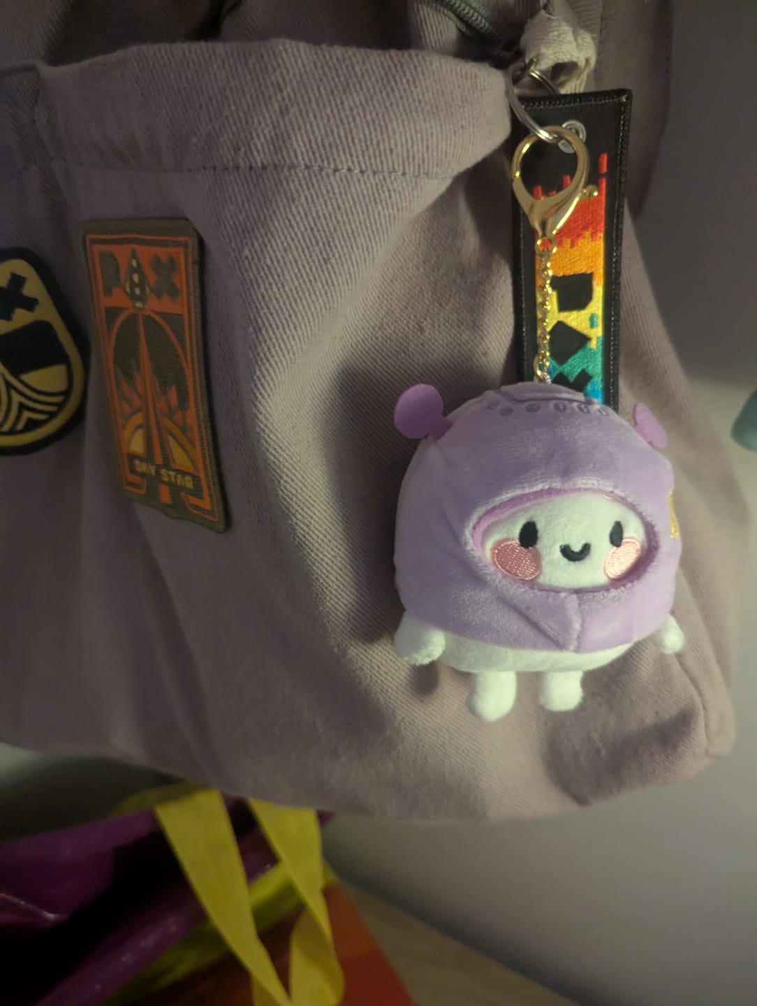 Customer photo review of Marshie Kawaii Astronaut Plush Keychain | Cute Space Plush Clip | Mini Bag Charm | Kawaii Gift for Plushie Collectors