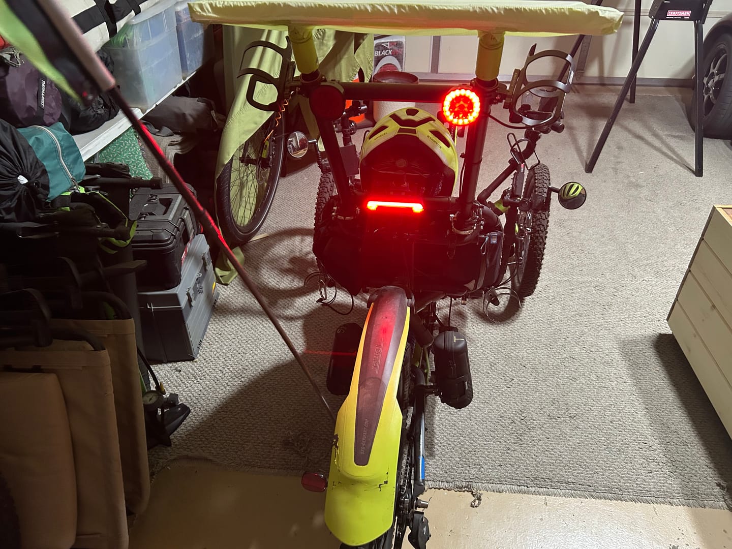 Customer photo review of Vertical Rear Light Mount