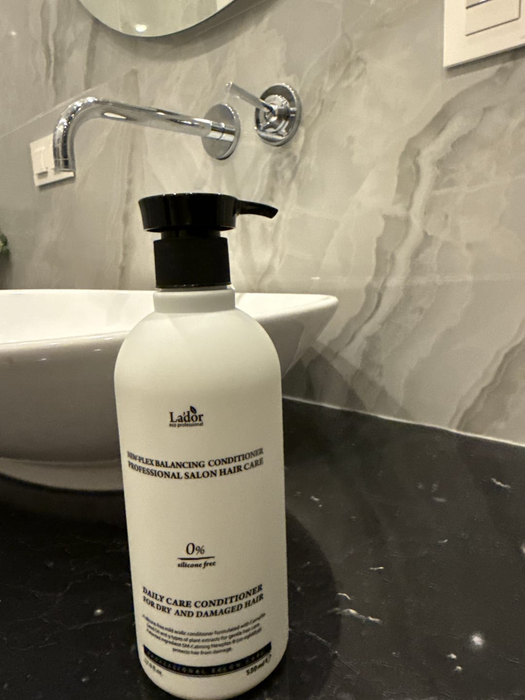 Customer photo review of Līdzsvarojošs un silikonu nesaturošs kondicionieris Lador New-Plex Balancing Conditioner