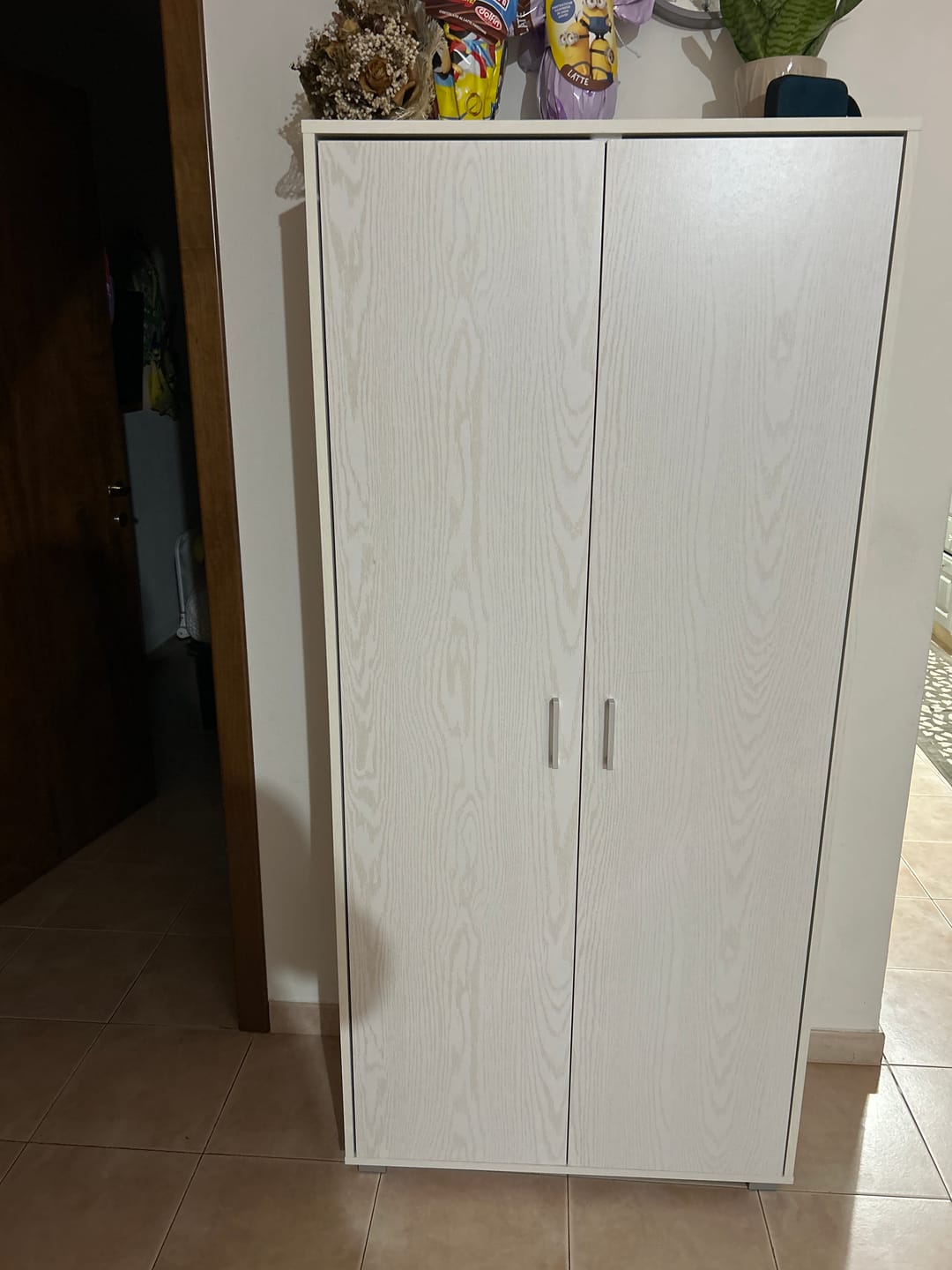 Customer photo review of Mobile Scarpiera Alta Mars4 con 6 Piani in Rovere Nordico e Bianco Alpes o Rovere