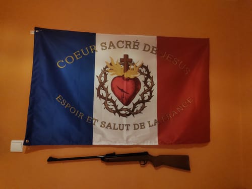 Hugo F. review of Drapeau - Sacré Coeur de Jésus image 1 out of 1