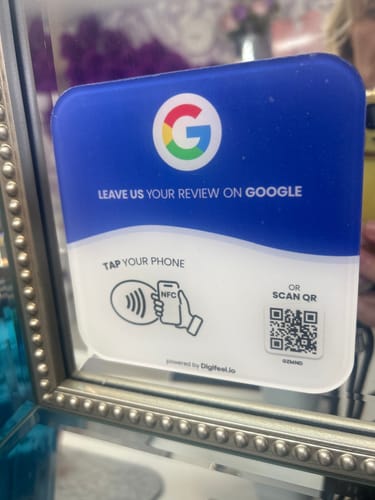 Customer photo review of Google Reviews - Plate
