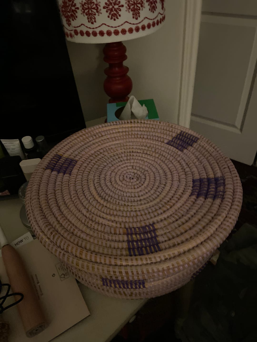 Customer photo review of Lavender Fields Lidded Storage Box