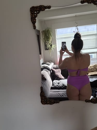 Customer photo review of ‘Less Cheeky’ High Rise Bottoms
