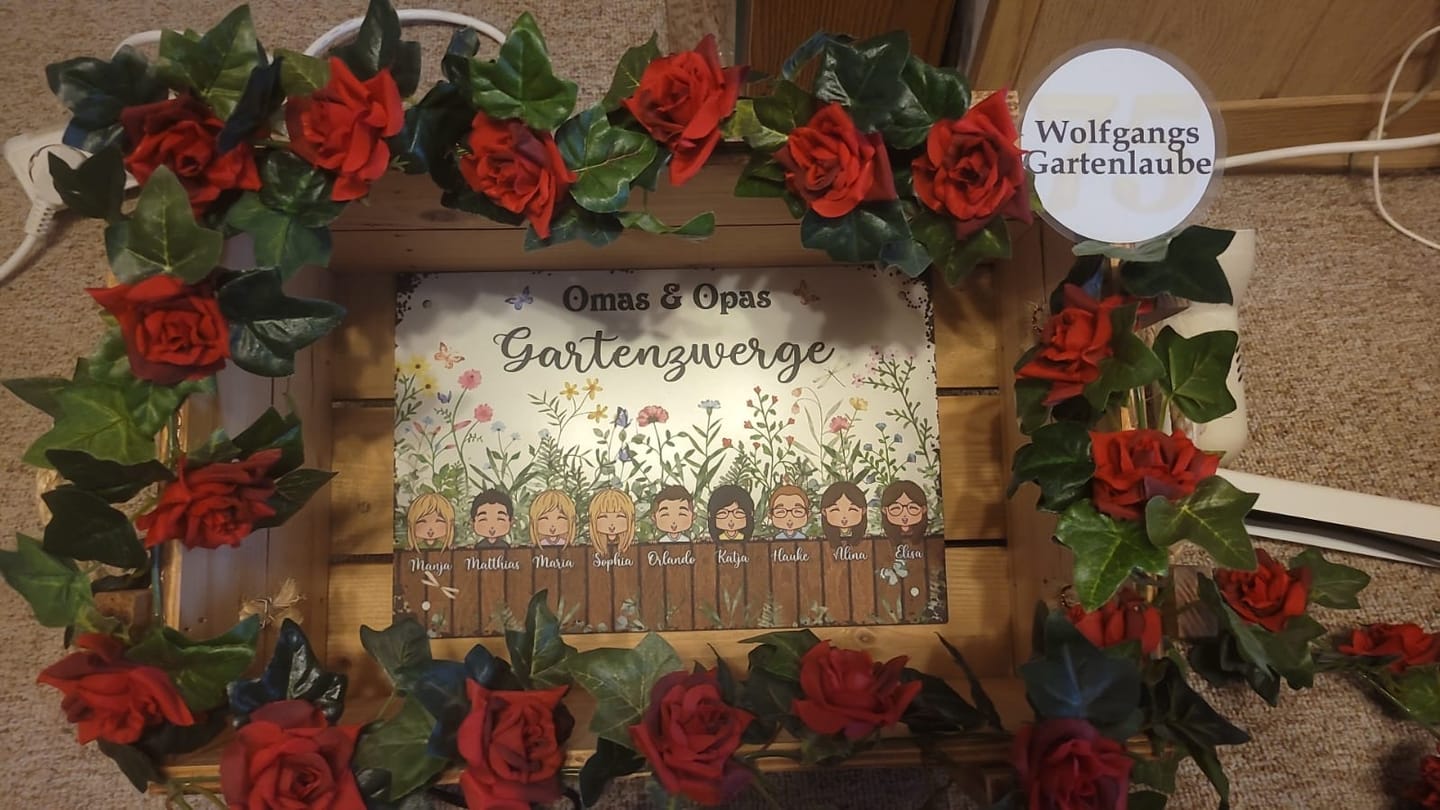 Customer photo review of Omas & Opas Garten - Großeltern-Türschild