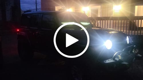 Customer video review of LED Windshield Eyes For Car And Truck