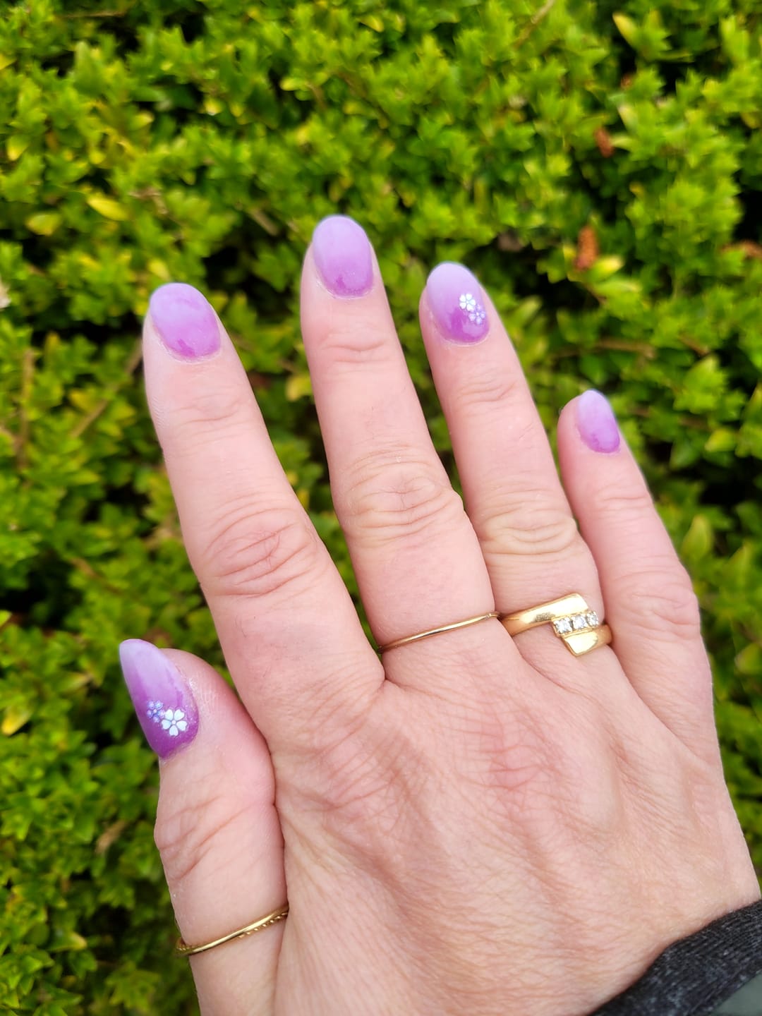 Customer photo review of Diamond Night Dipping Powder