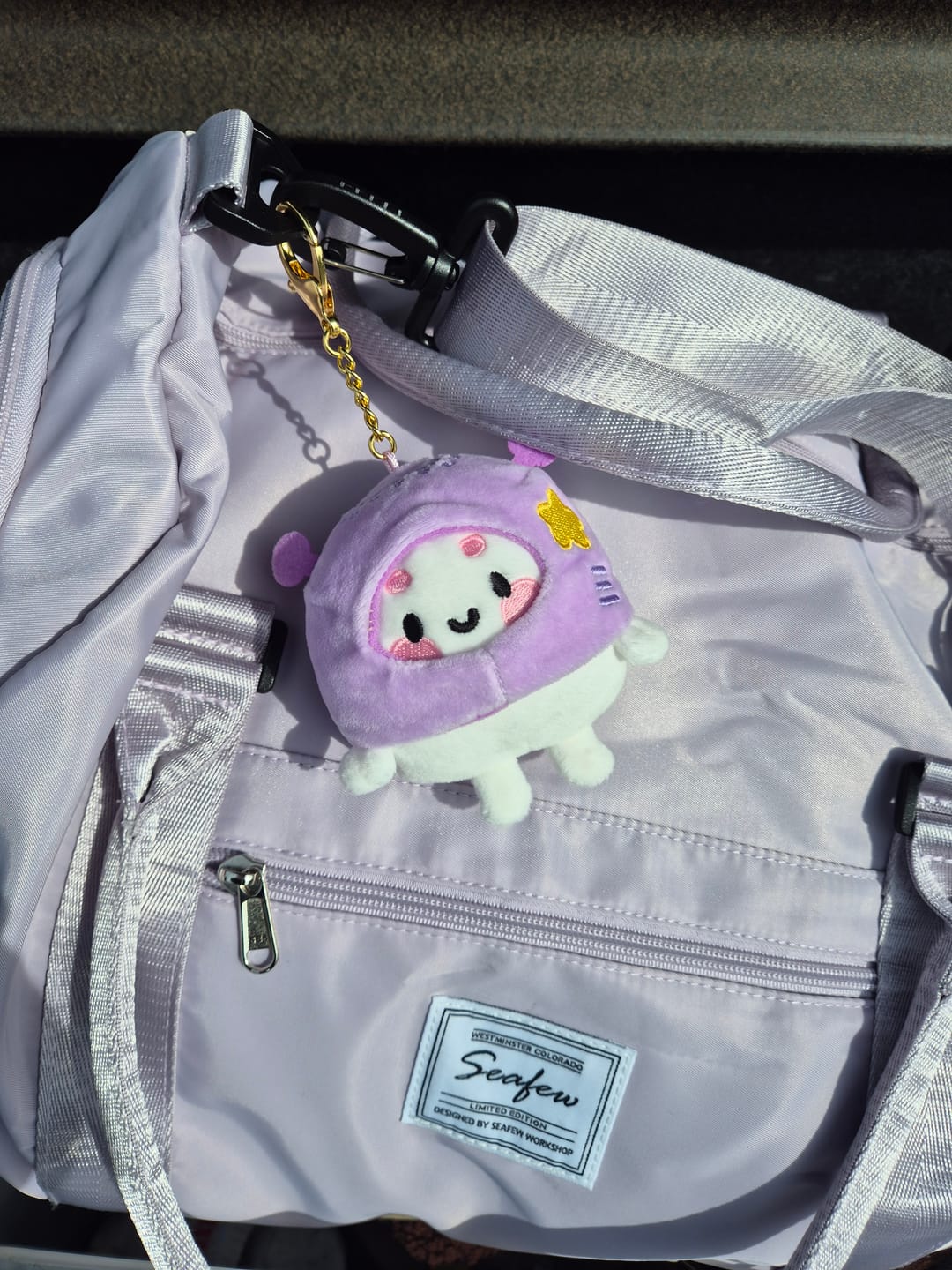 Customer photo review of Marshie Kawaii Astronaut Plush Keychain | Cute Space Plush Clip | Mini Bag Charm | Kawaii Gift for Plushie Collectors