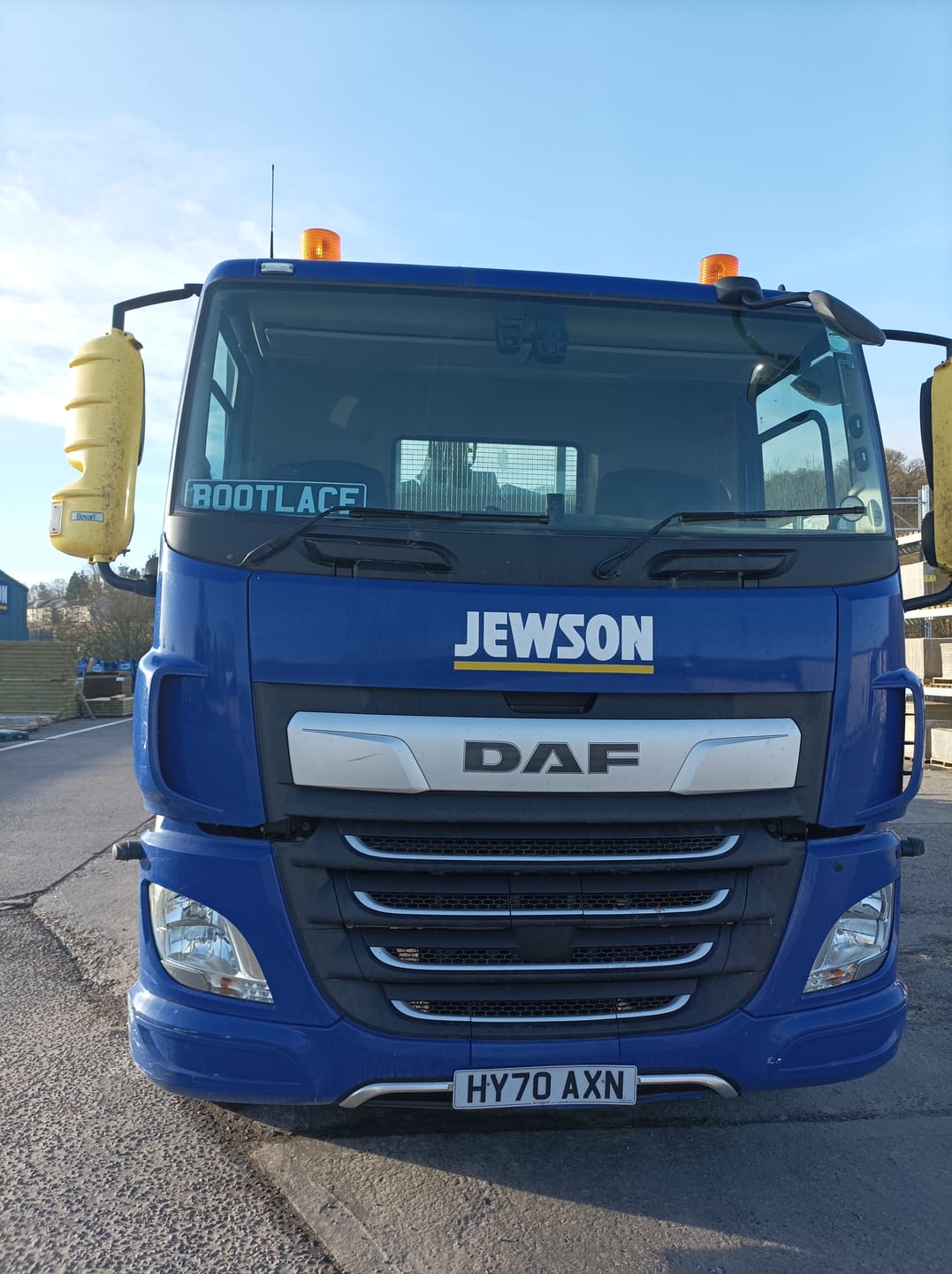 Customer photo review of Classic Oblong Metal Pressed Number Plate - 520mm x 111mm