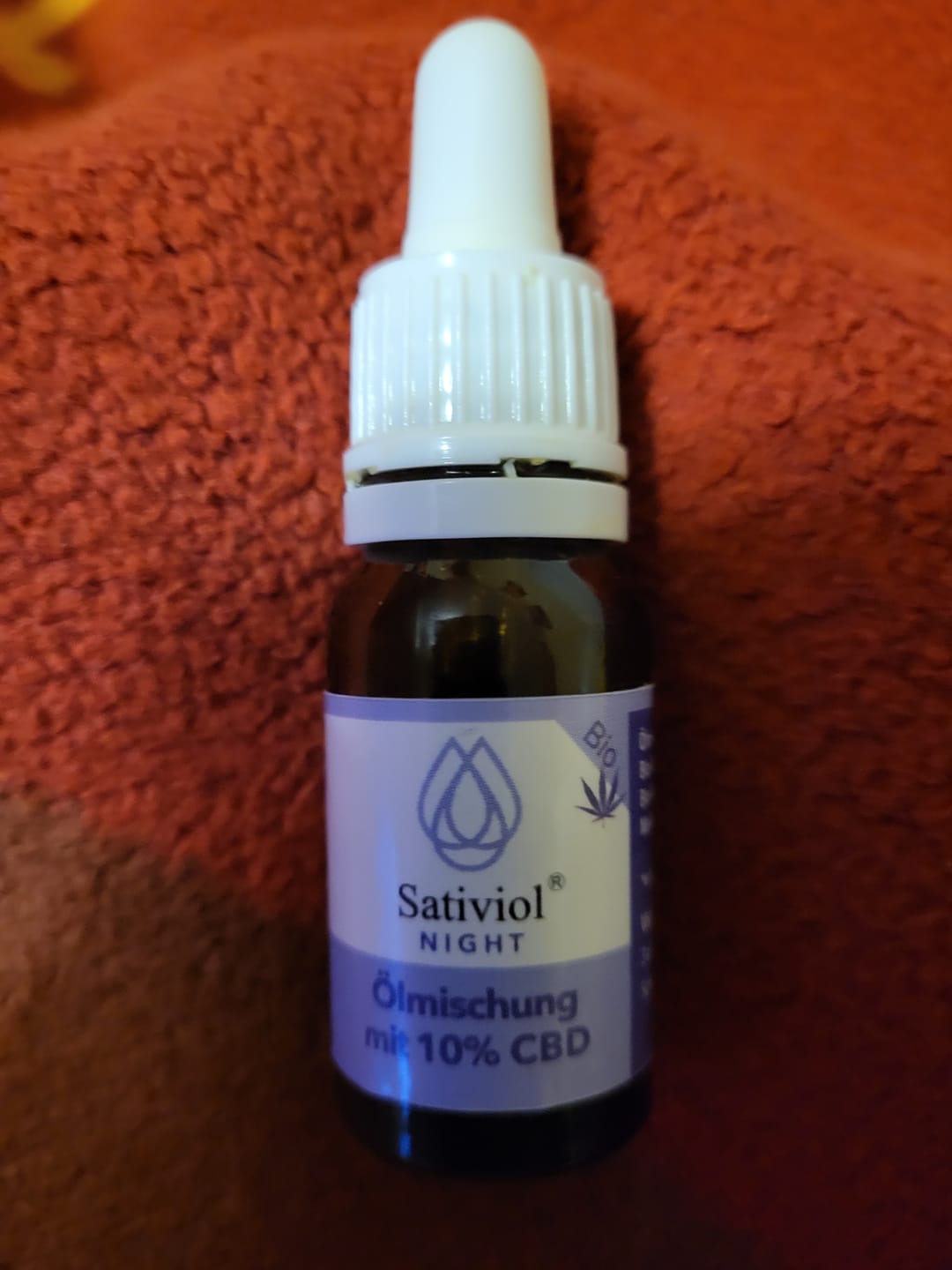 Customer photo review of Sativiol® NIGHT CBD Öl 10%, Melisse + Melatonin