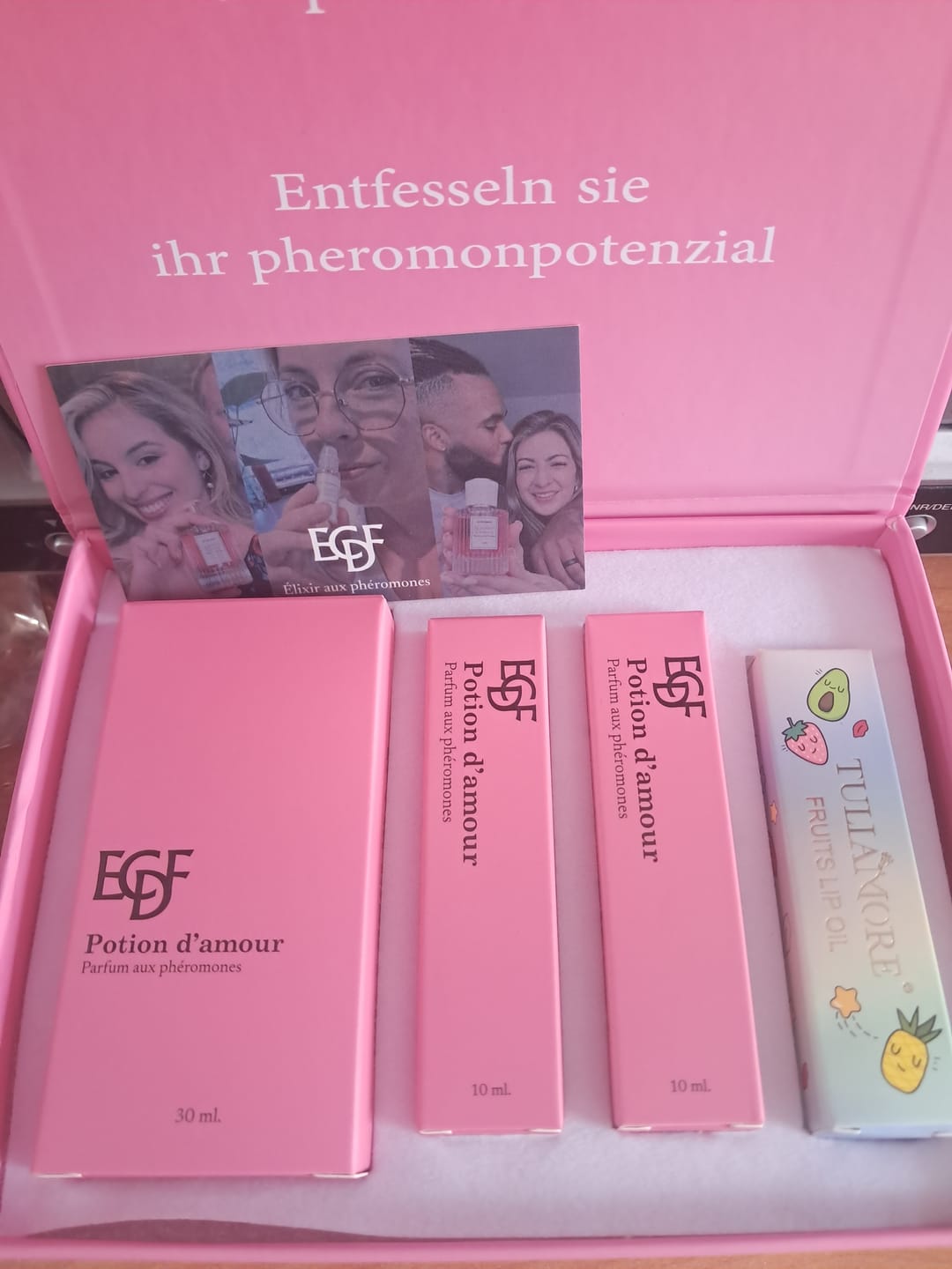 Customer photo review of Coffret aux phéromones
