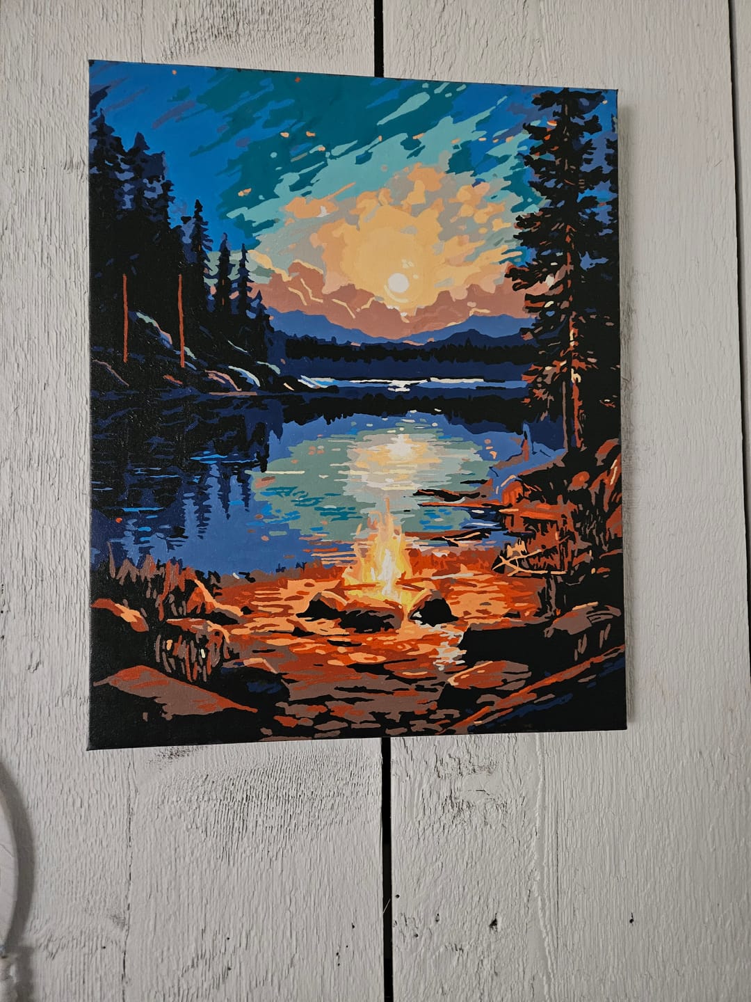 Customer photo review of Night by the Lakeside