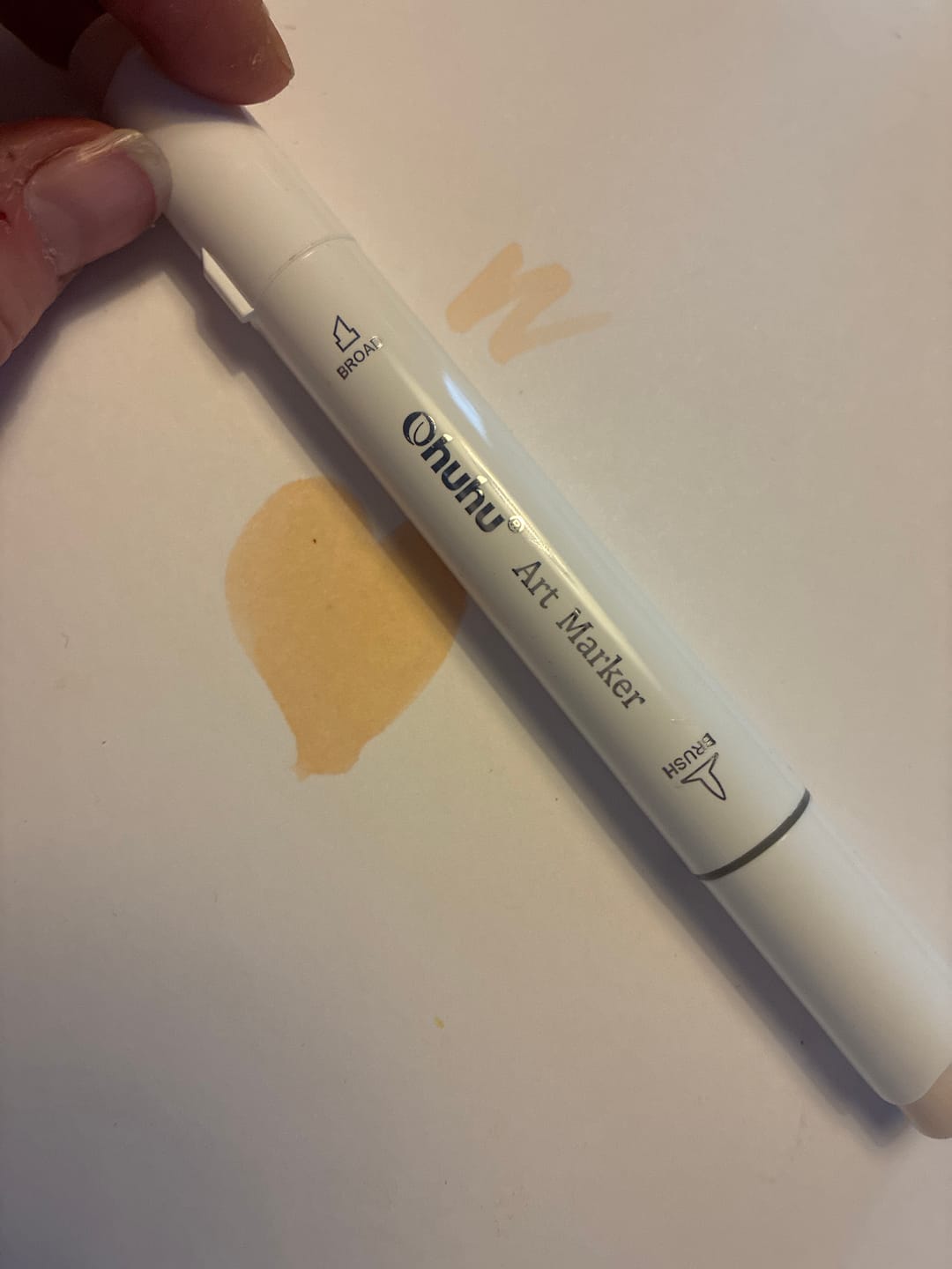 Customer photo review of Ohuhu Honolulu E020 / YR05 Individual Marker, Brush & Chisel