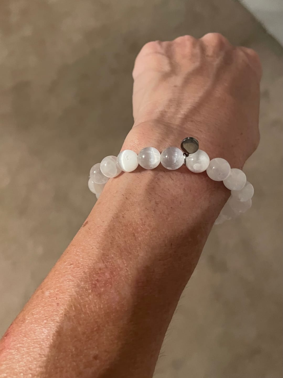 Customer photo review of Selenite Bracelet
