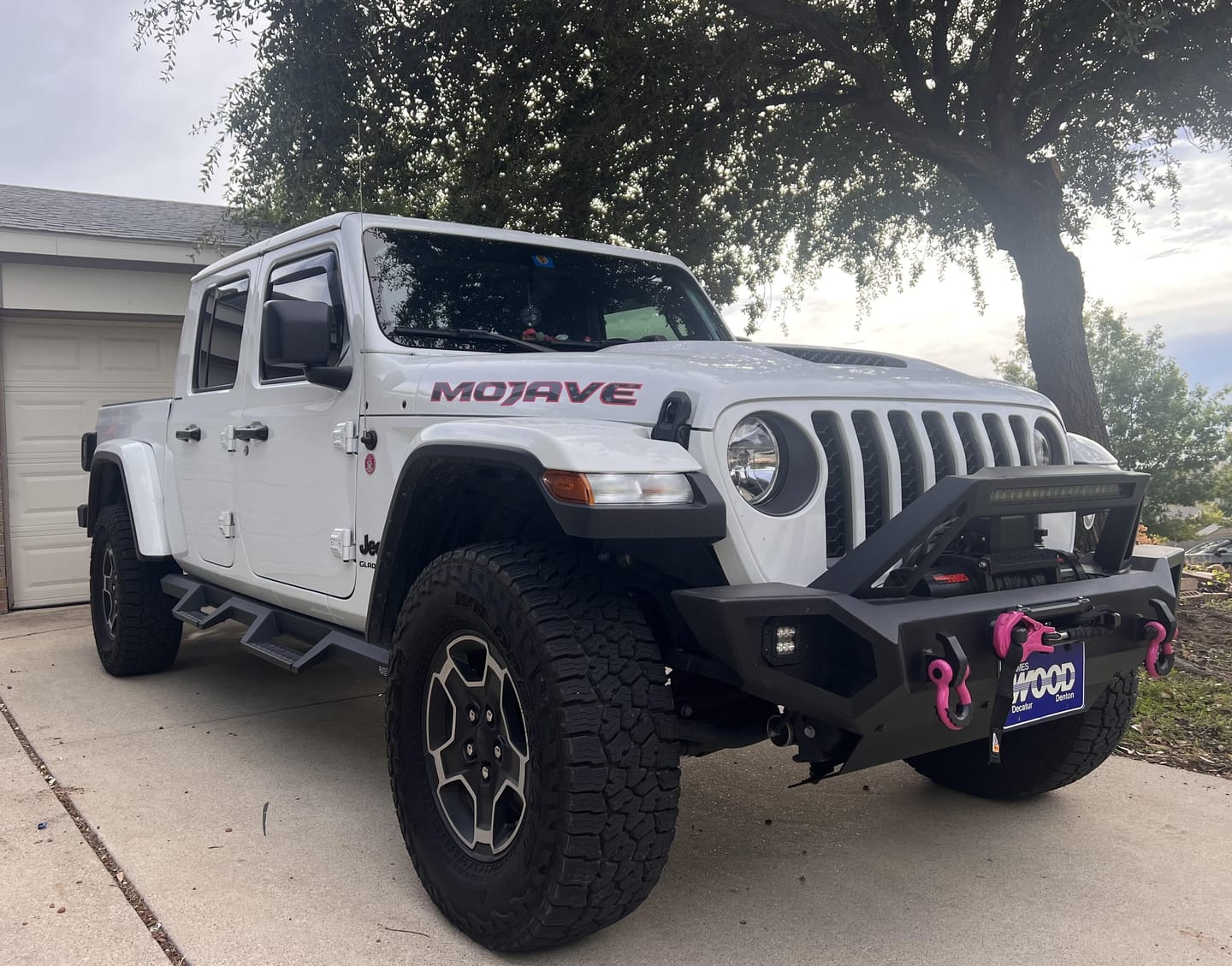 Customer photo review of Mojave Hood Lettering - Subdued American Flag