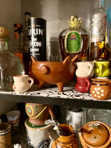 Customer photo review of Oaxaca Red Clay Piggy Bowl Salsero Marranito Barro Rojo Marranito Bowl Chochinito Bowl