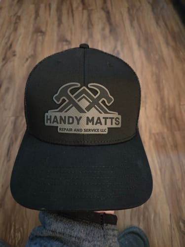 Customer photo review of [12 Pack] 112 Style Leather Patch Trucker Hats