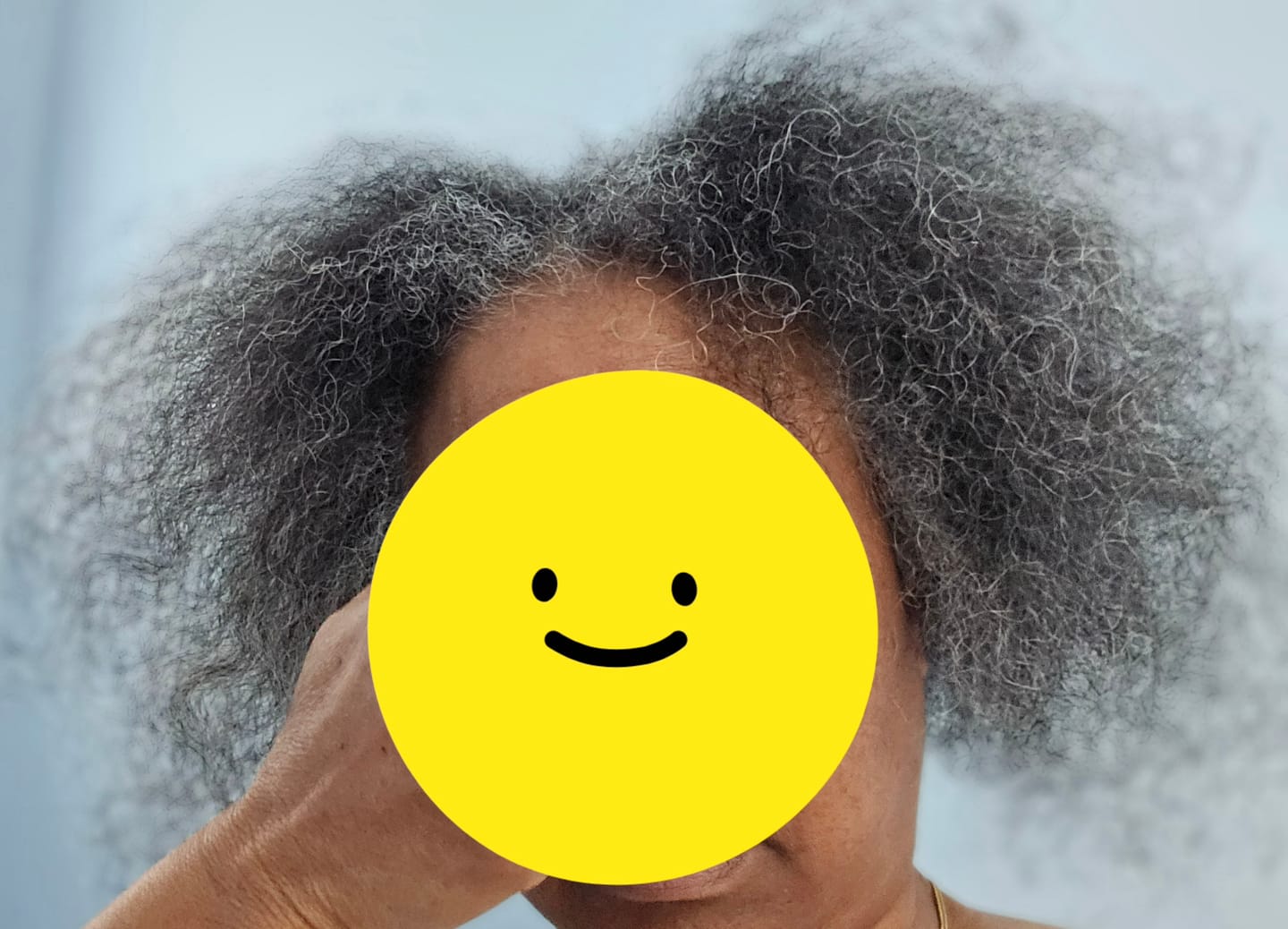 Customer photo review of Curly Hair Wash and Go System with Organic Jojoba Oil for Moisturizing Hair with Lavender Fragrance (Step 1 - 4)