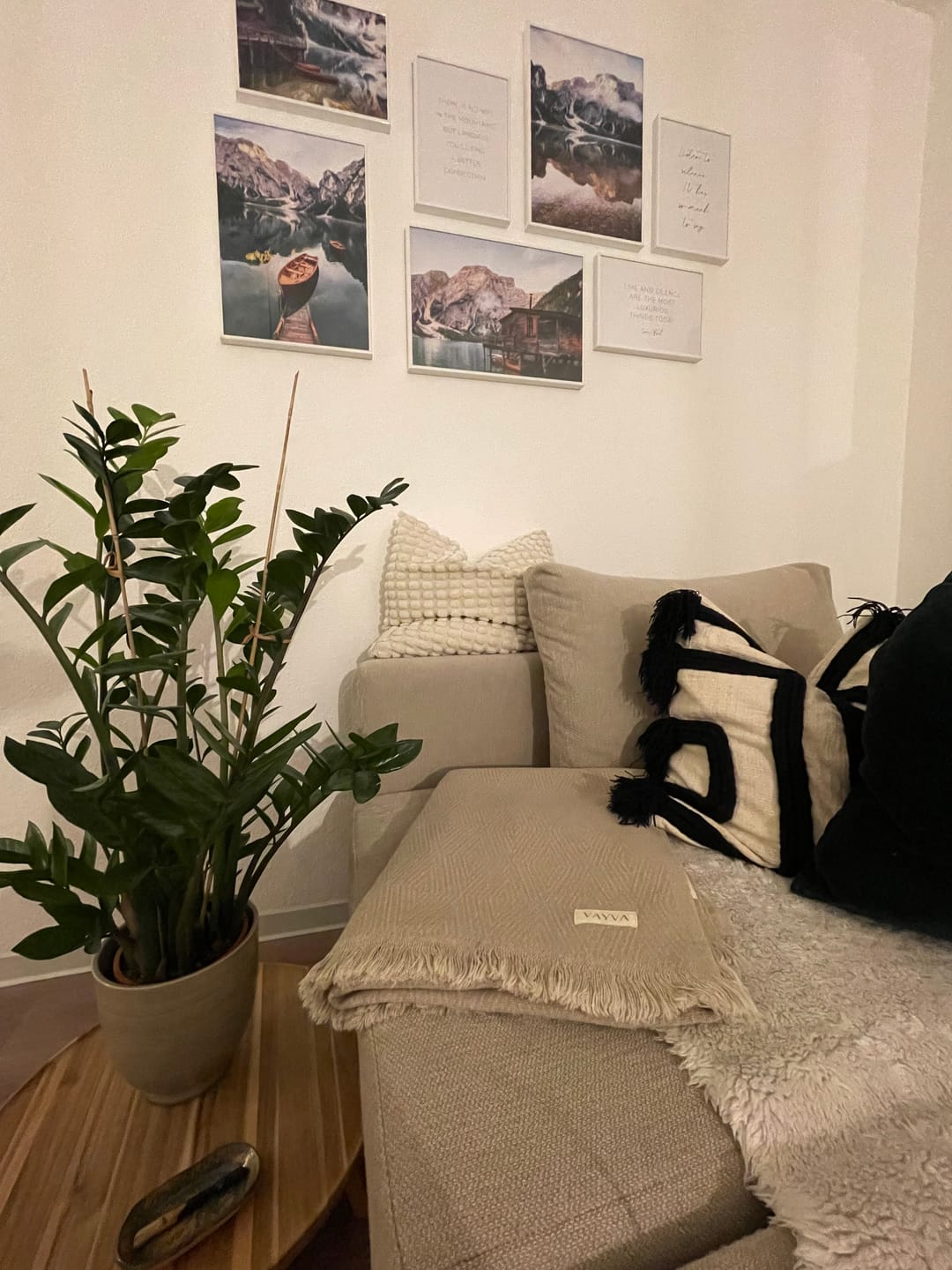 Customer photo review of Couchdecke mit Hanf & Baumwolle
