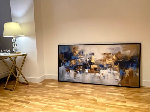 Customer photo review of Blue & Gold