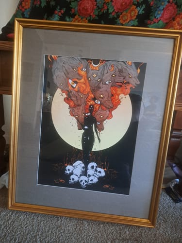 Customer photo review of Mother Nature, Dark Version, Matte Art Print Poster