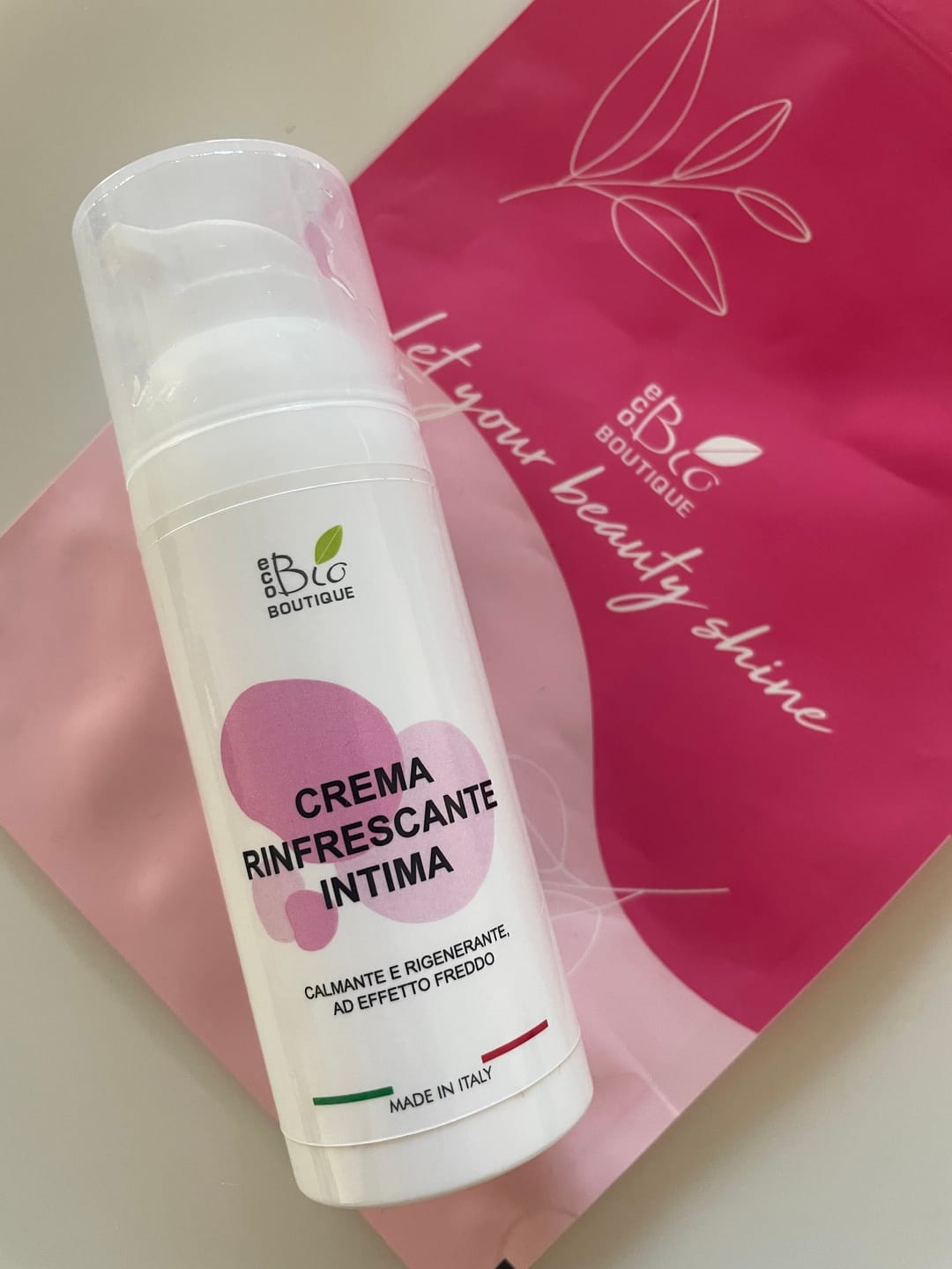 Customer photo review of Crema Rinfrescante Intima